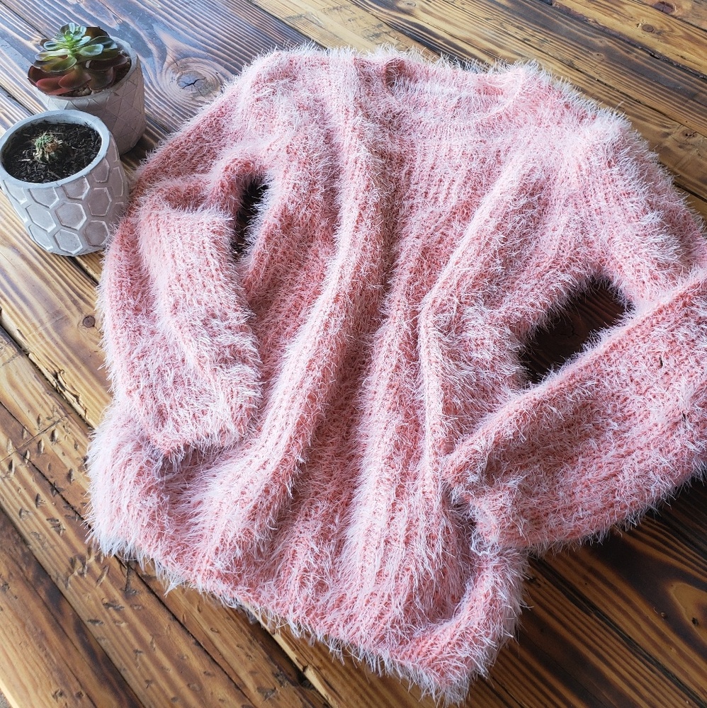 Pink sweater